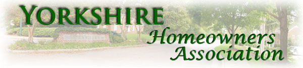 Yorkshire HOA banner